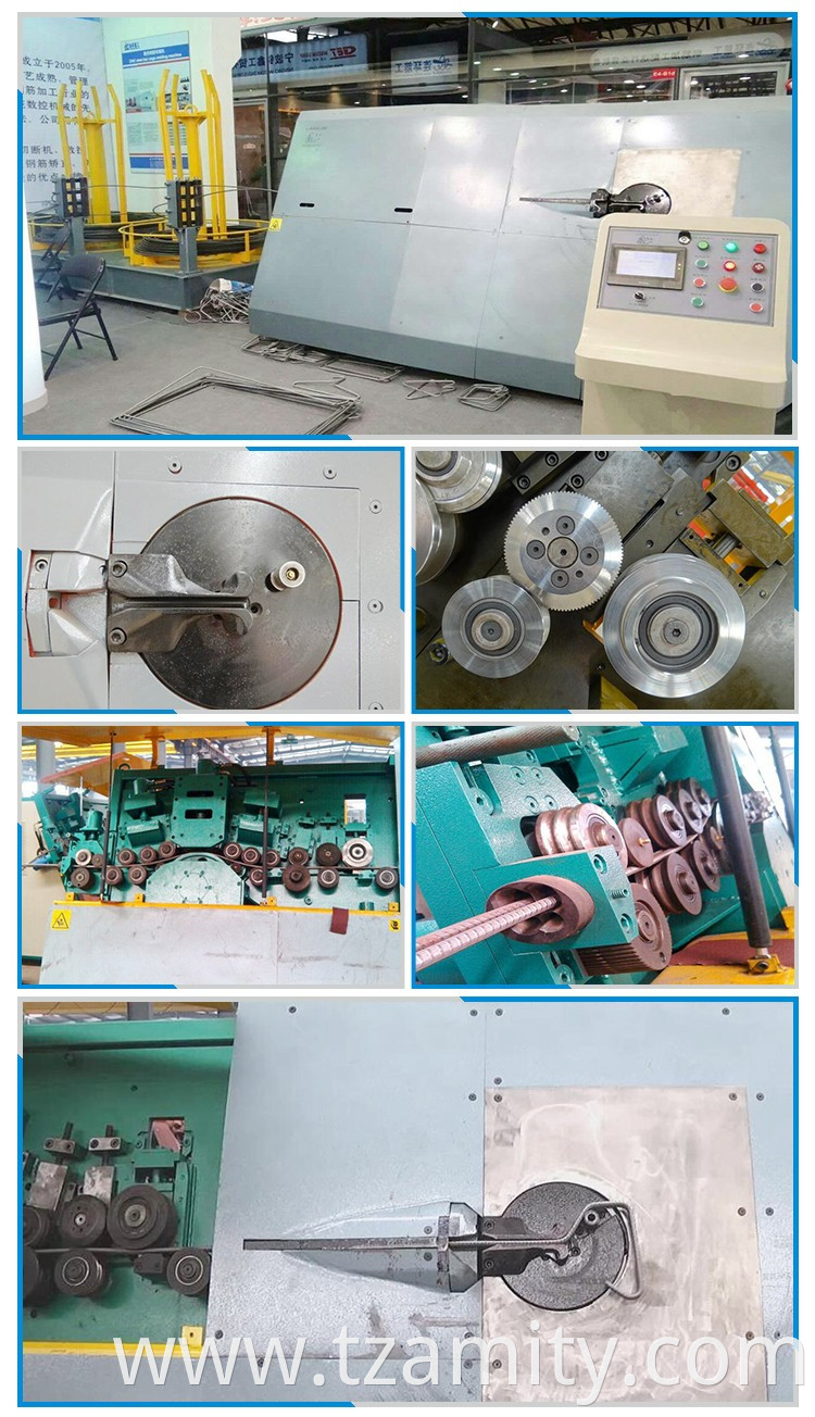 automatic wire bending machine for D12 mm PC wire